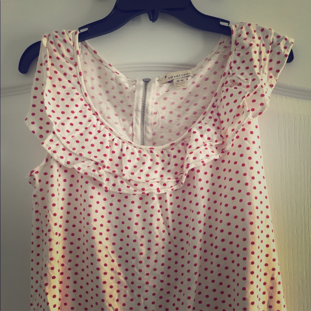 Cute polka dot top
